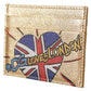 Elegant Gold Leather Cardholder
