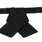 Elegant Polka Dot Silk Bow Tie