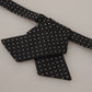 Elegant Polka Dot Silk Bow Tie