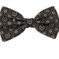 Elegant Black Silk Bow Tie