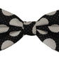 Elegant Polka Dot Silk Bow Tie