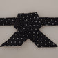 Elegant Polka Dot Silk Bow Tie