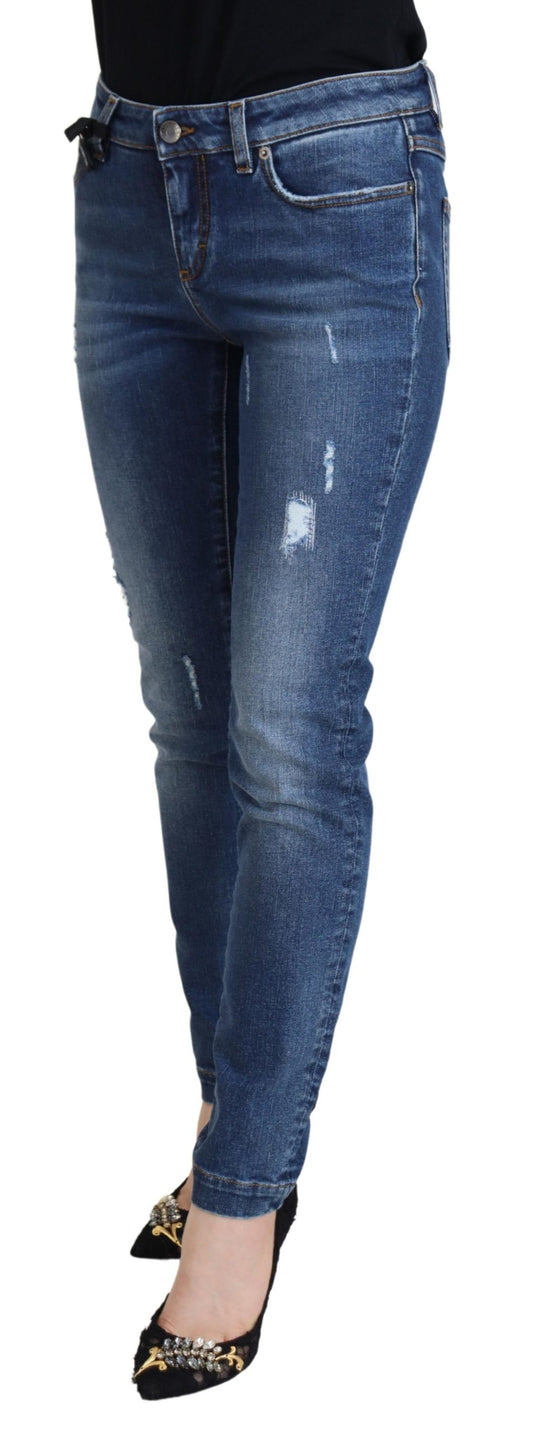 Chic Distressed Denim Jeans