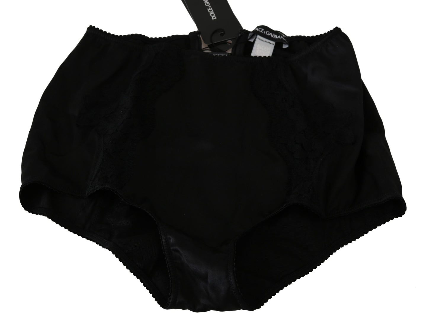 Elegant Silk Blend Black Underwear