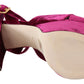 Sumptuous Velvet Platform Sandals in Pink