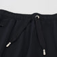 Elegant Black Knit Joggers - Regular Fit