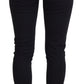 Elegant Black Denim Pants - Slim Fit Luxury