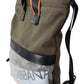 Elegant Army Green Cotton Blend Backpack