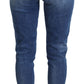 Chic Blue Denim Pants - Italian Elegance