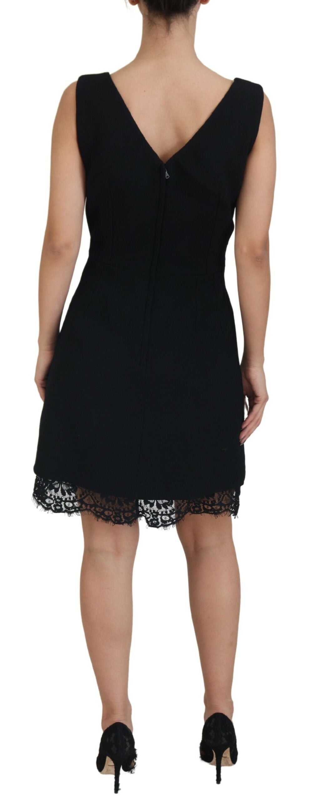 Black Lace Sheath A-line SARTORIA Dress