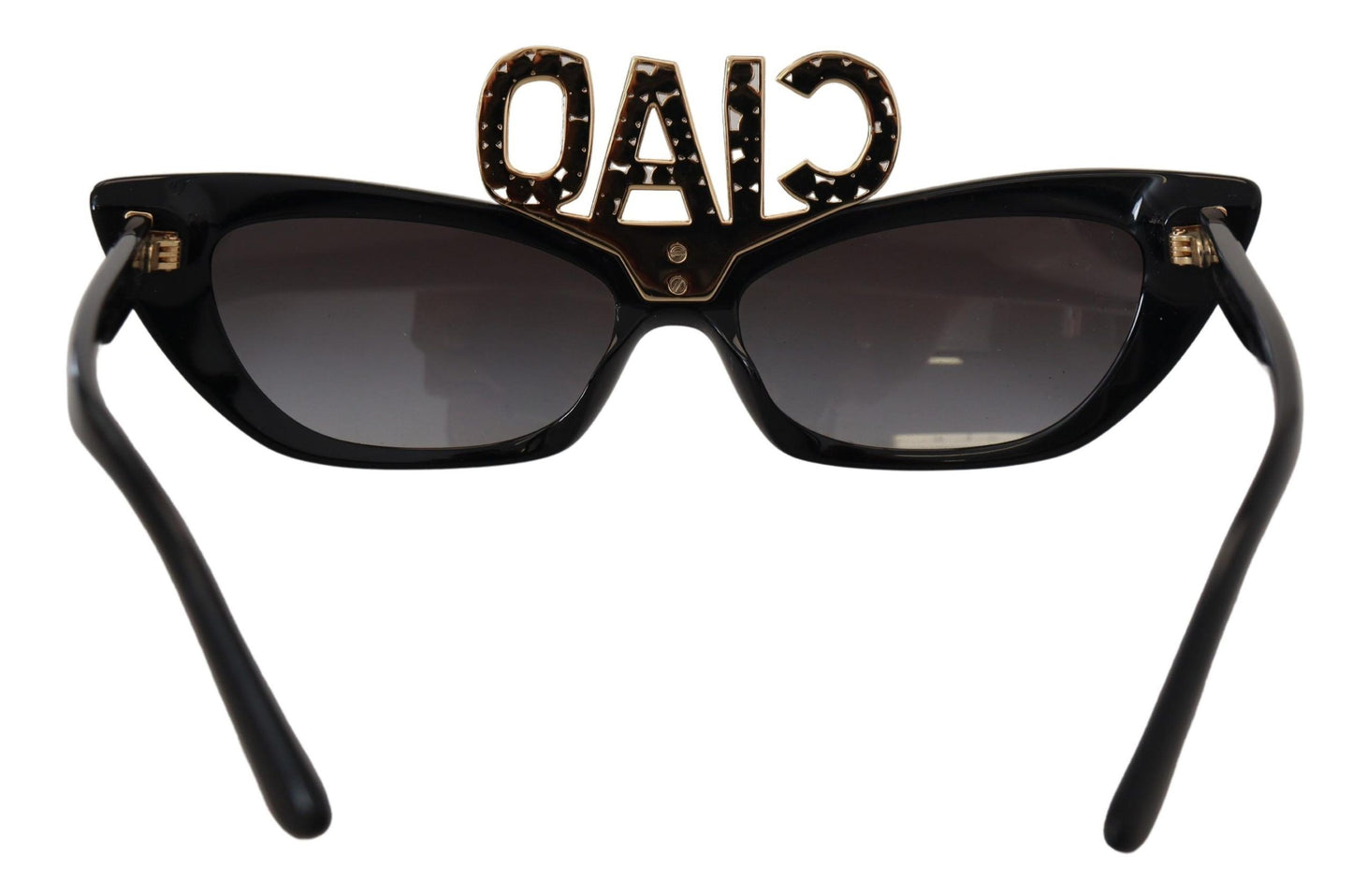 Chic Crystal-Embellished Cat Eye Sunglasses