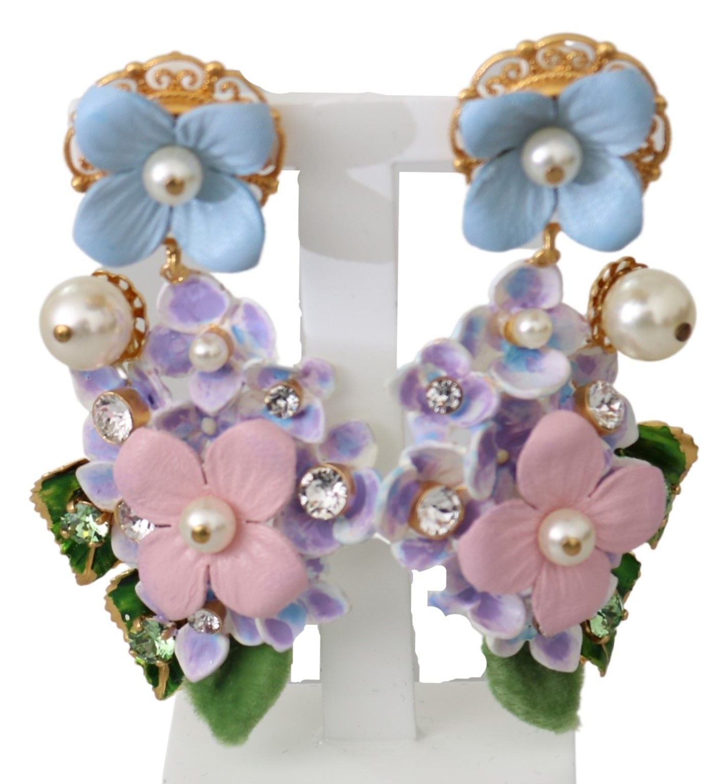 Enchanting Floral Clip-On Earrings