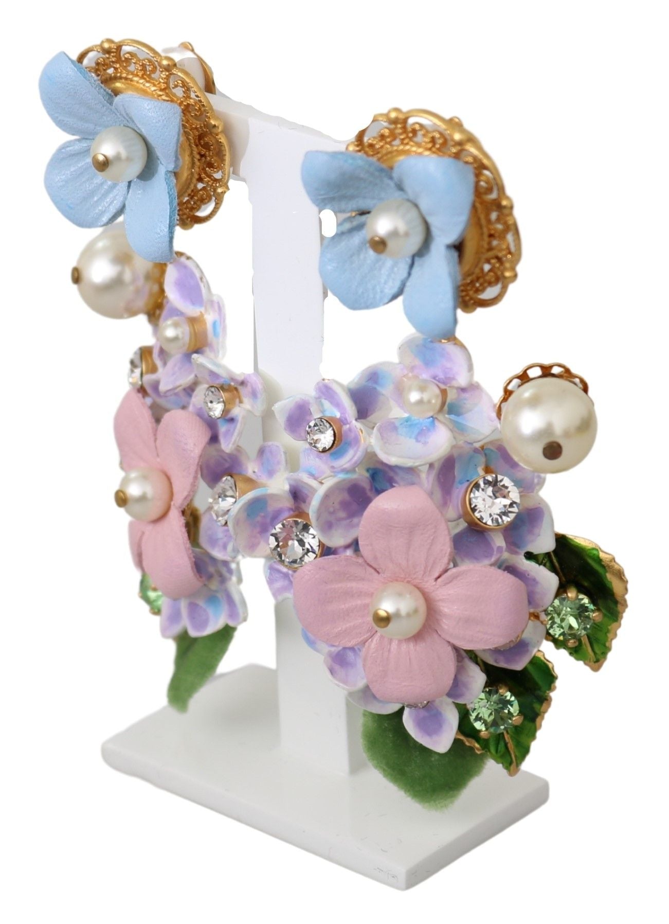 Enchanting Floral Clip-On Earrings