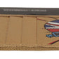 Elegant Gold Leather Long Wallet