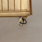 Elegant Gold Leather Long Wallet