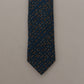 Elegant Silk Blue Bow Tie
