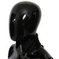 Elegant Black Lambskin Scarf