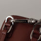 Elegant Leather Phone Pocket Wallet with Chain