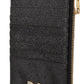 Elegant Black Leather Zip Wallet