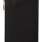 Elegant Black Leather Zip Wallet