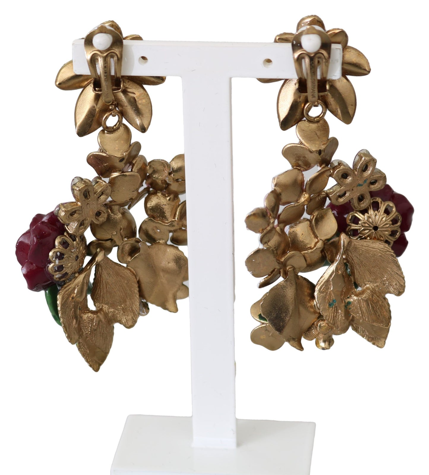 Elegant Fiori Bouquet Clip-on Earrings