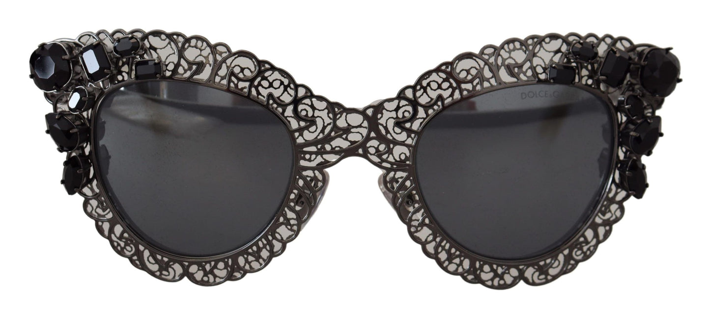 Exquisite Crystal Cat-Eye Sunglasses