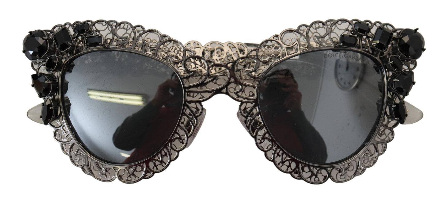 Exquisite Crystal Cat-Eye Sunglasses