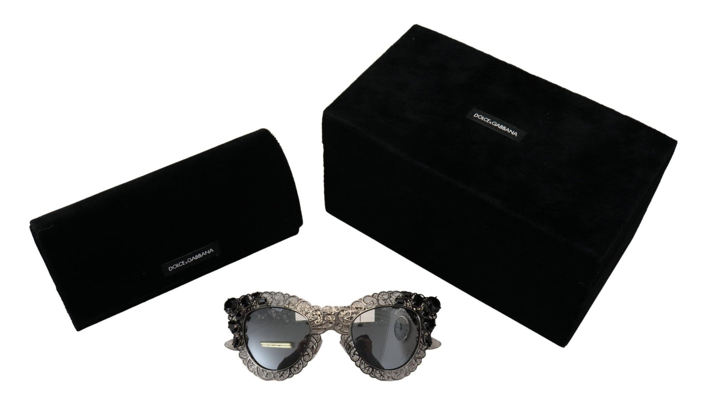 Exquisite Crystal Cat-Eye Sunglasses