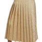 Elegant High Waist Pleated Midi Skirt