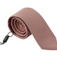 Elegant Pink Silk Tie for Sophisticated Gentlemen