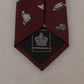 Maroon Elegance Silk Tie