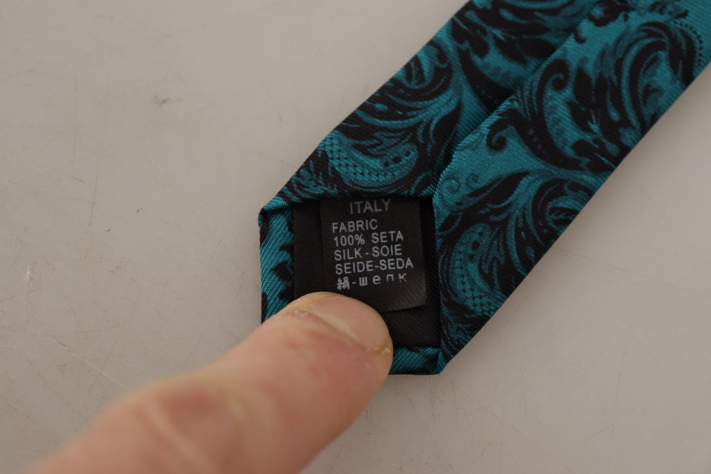 Elegant Silk Blue Tie - Exclusive Design