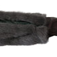 Elegant Mid-Arm Leather Gloves in Brown