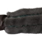 Elegant Mid-Arm Leather Gloves in Brown