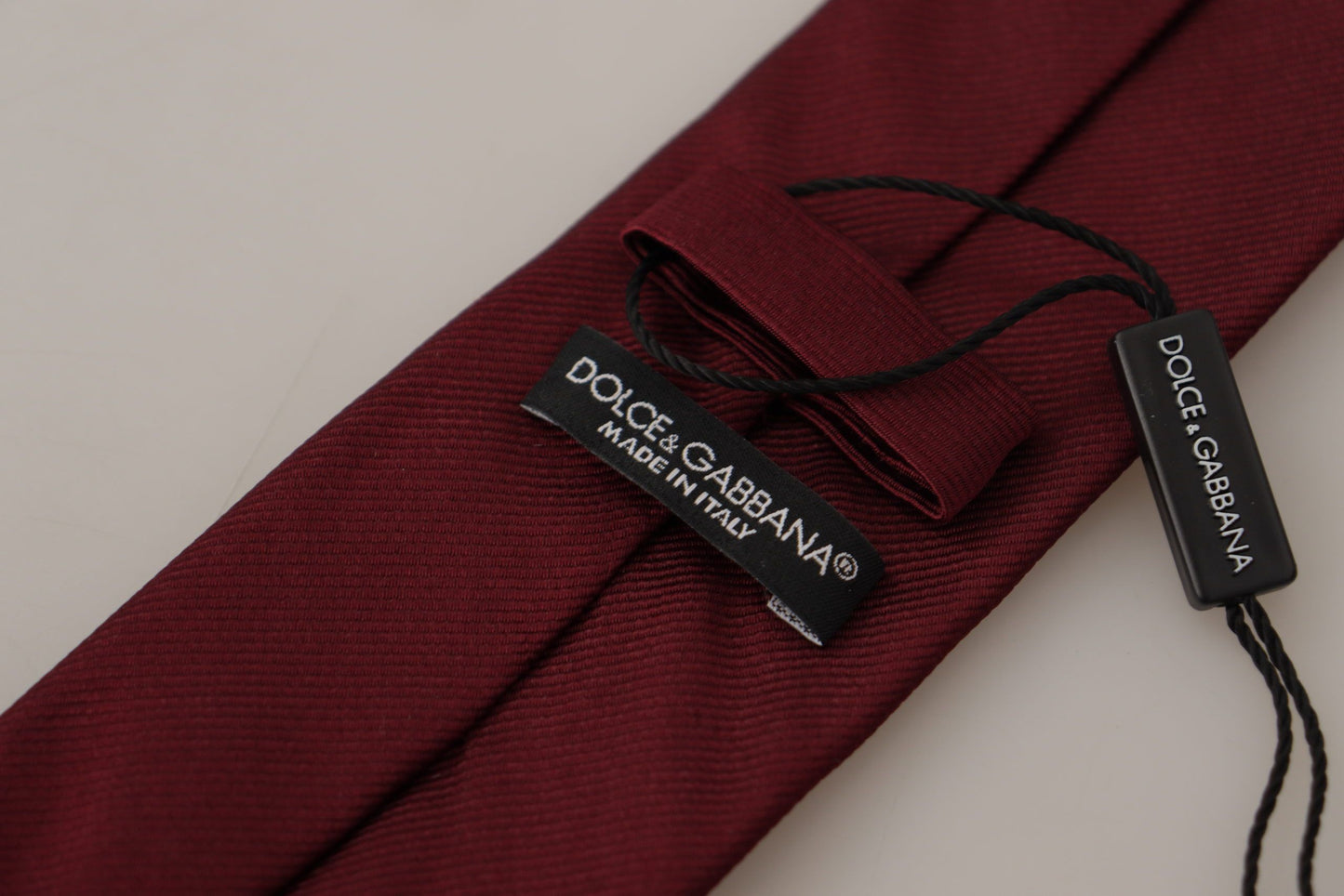 Elegant Silk Maroon Bow Tie