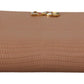 Elegant Beige Zip Around Continental Wallet