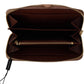 Elegant Beige Zip Around Continental Wallet