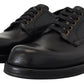 Elegant Bordeaux Leather Lace-Up Formal Shoes