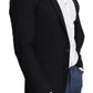 Elegant Black Wool Blazer Jacket