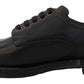 Elegant Bordeaux Leather Lace-Up Formal Shoes