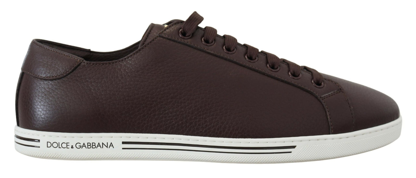 Elegant Leather Low Top Sneakers