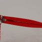 Elegant Red Lace-Insert Sunglasses