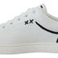 Exquisite Leather Sneakers with Suede Accents