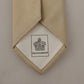 Elegant Gold Silk Men's Tie