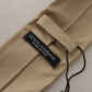 Elegant Gold Silk Men's Tie