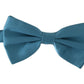 Elegant Silk Light Blue Bow Tie