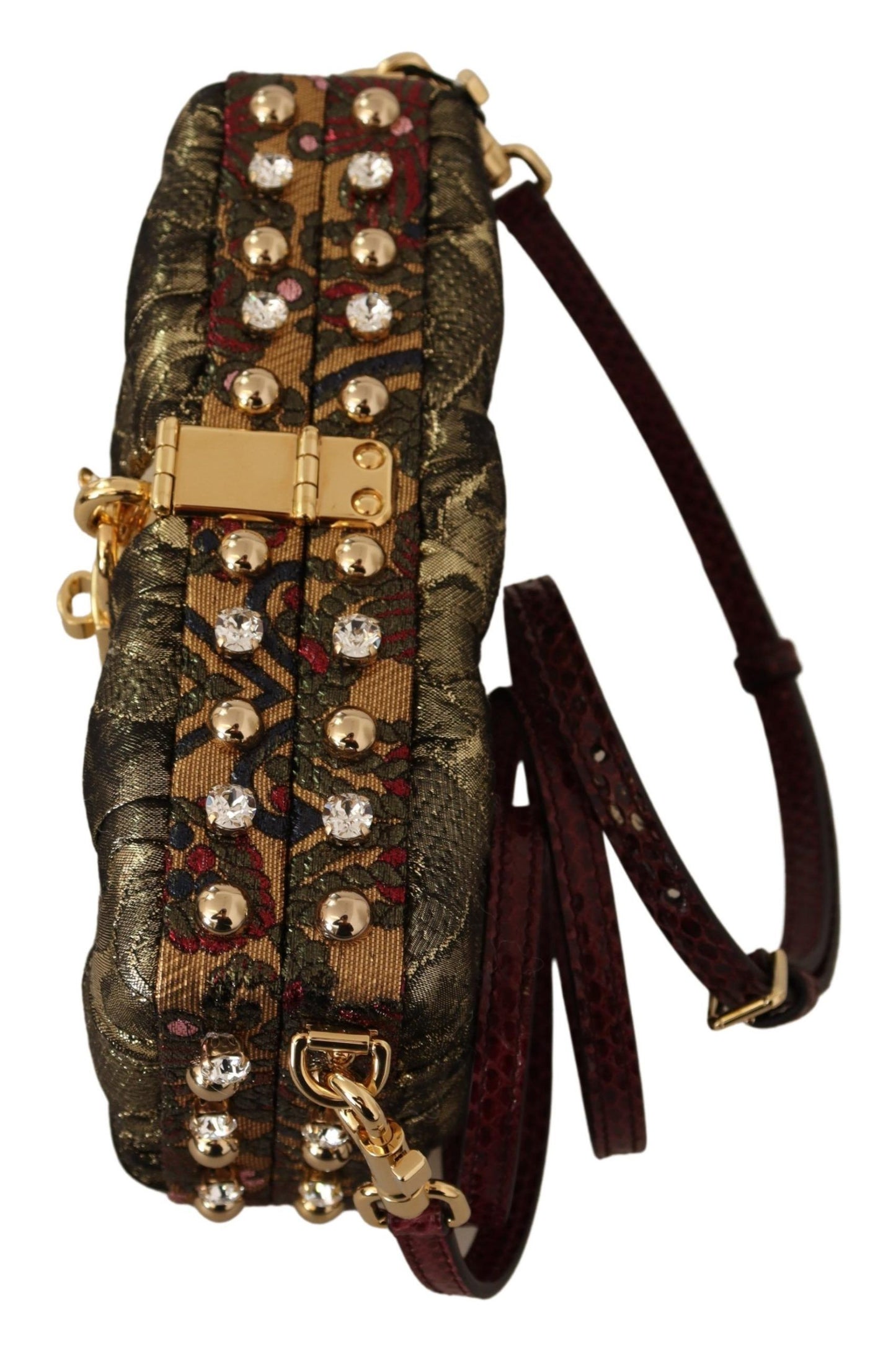 Enchanting Jacquard Box Shoulder Bag