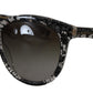 Chic White Lace-Trimmed Designer Sunglasses