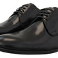 Elegant Black Leather Lace-Up Formal Shoes