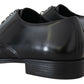 Elegant Black Leather Lace-Up Formal Shoes
